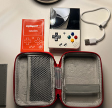 Miyoo Mini Plus Handheld Retro Games Console. Case, Cable, Manual, included