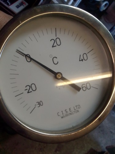 Vintage tank temperature - vintage, gauge