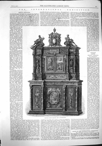 Original old antique print - old,