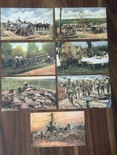 Series XIV 7 WW1 Postcards