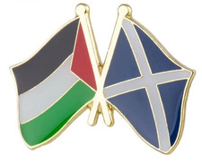 Palestine & Scotland (Saltire)