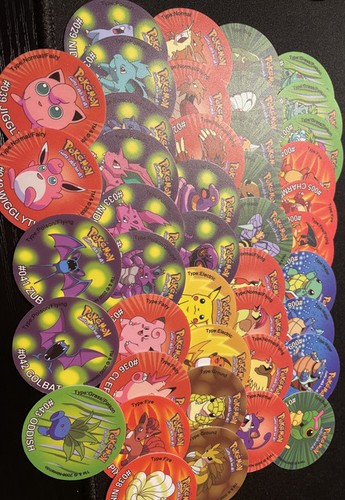 Vintage pokémon tazos - tazos, non