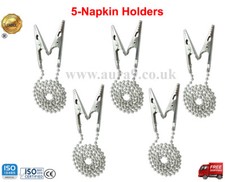 5-Pcs Napkin Holder Dental Bib