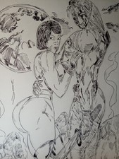 Original comic book artwork - original,