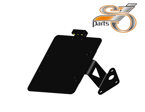 License plate holder side - license,