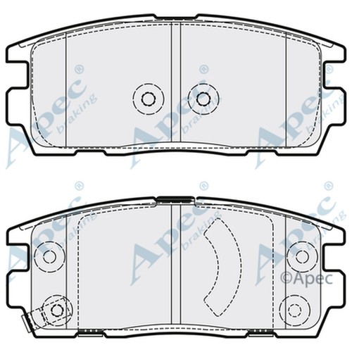 Brake pads set for - for, vauxhall