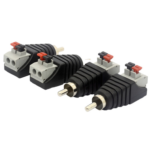 Pcs rca phono male plug - 4,