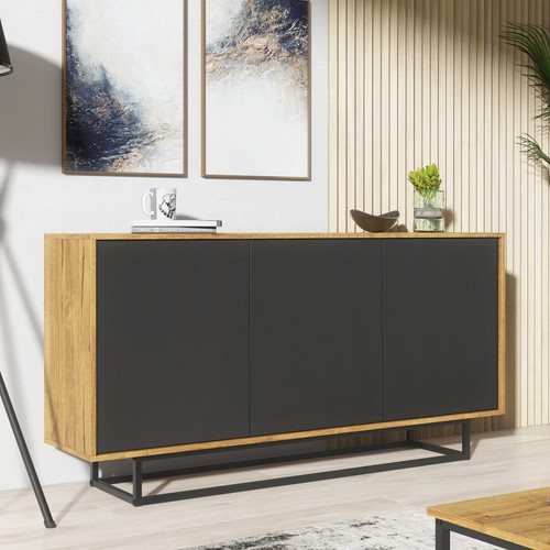 Sideboard 160cm matt oak body - matt,