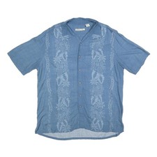 BATIK BAY Mens Blue Rayon