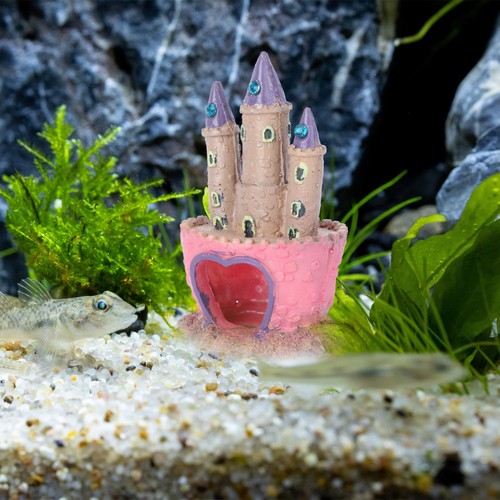 Fish tank castle ornament - fish,