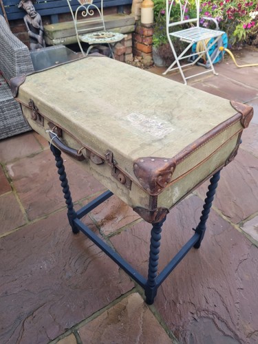 Vintage suitcase leather - , and