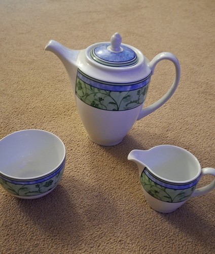 Wedgwood teapot milk jug and - teapot.milk,