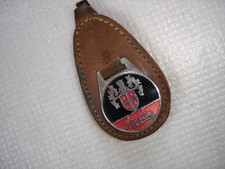 CLASSIC VINTAGE ORIGINAL AUSTIN KEY RING LEATHER FOB