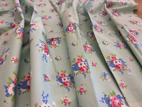 Floral soft furnishing remnant - floral,