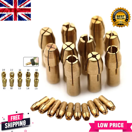 10pcs brass collet - chuck, set