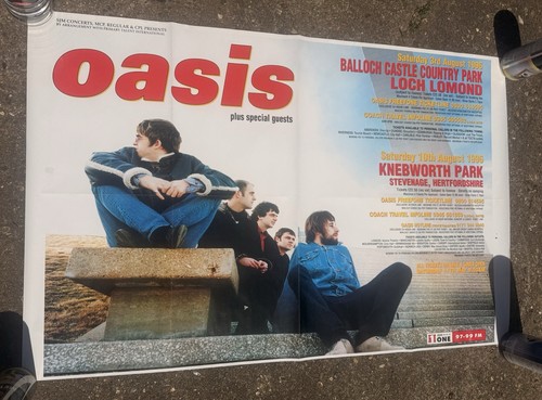 Oasis knebworth 1996 - oasis,