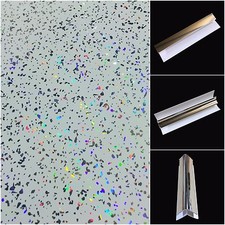 White sparkle wall - panels, &