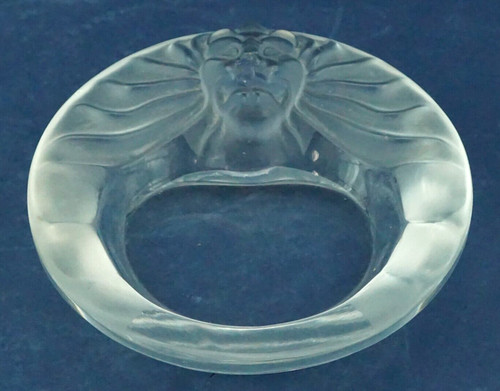 Lalique renè ashtray glass - renè,