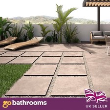 Outdoor garden tile - garden, beige