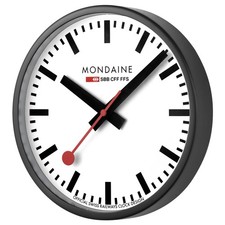 Mondaine Wall Clock Black