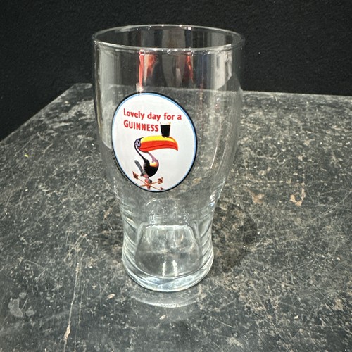 Guinness toucan pint glass - guinness,