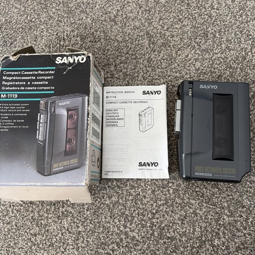 Sanyo dictaphone cassette - sanyo,