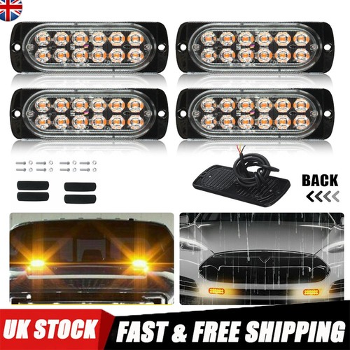 12v 24v led amber strobe - 12,