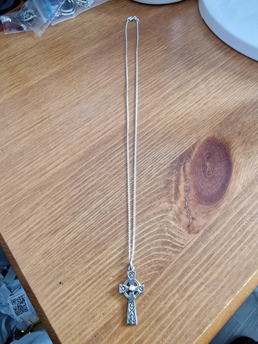 Sterling silver celtic - silver, cross