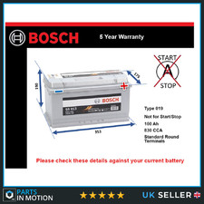Car Battery S5013 Bosch 019