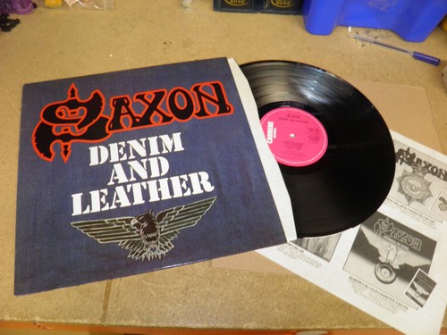 Saxon denim and - saxon-, vinyl