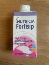 Nutricia Fortisip Strawberry Energy Supplement Drink [24 x 200ml]