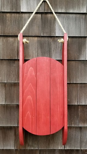 Red wooden wood christmas - 30",
