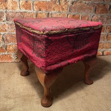 Victorian Square Footstool