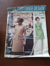 vogue couturier Design Pattern Size 14 Bust 36 2359