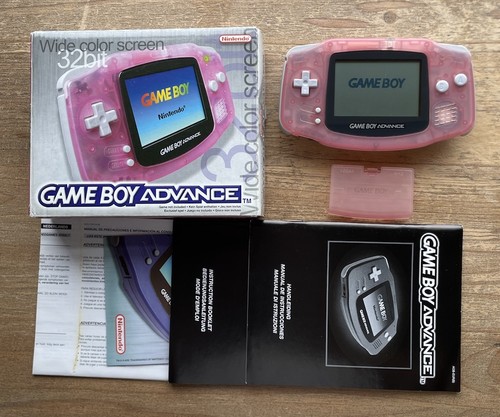 Boxed clear transparent pink - boxed,