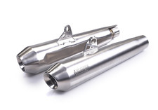 Triumph Thruxton 1200 Vance & Hines Brushed Stainless Steel Slip-On Silencers