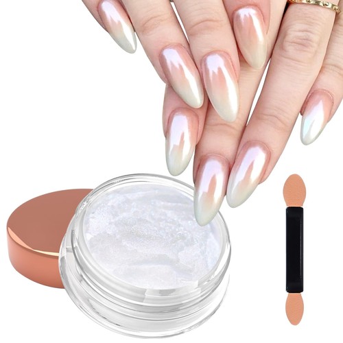 Laza white pearl - pearl, chrome
