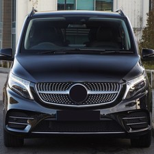 For 15-23 Mercedes V Class W447 V250 V200 V220 MPV Front Bumper Diamond Grille