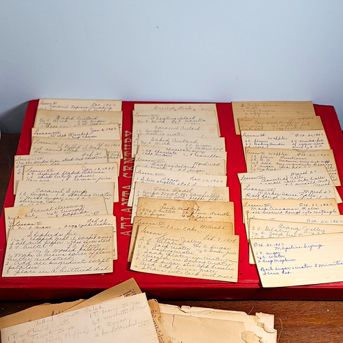 Vintage handwritten recipe - vintage,