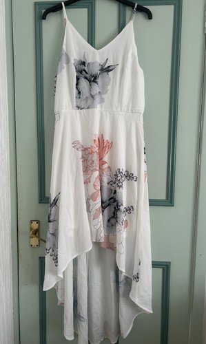 White floral dress - never, worn