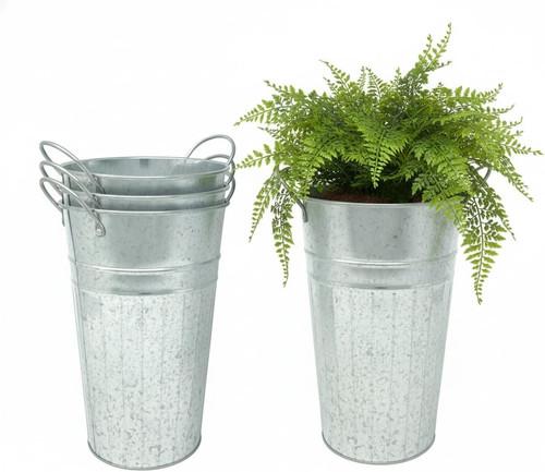 Pack tall metal planters for - pack,