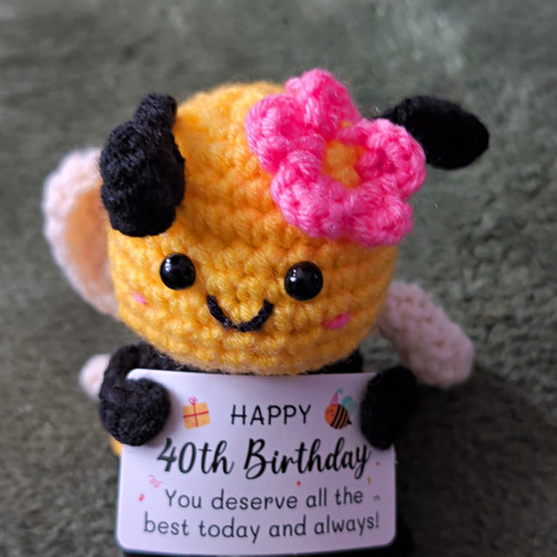Glevera crochet bee soft toy - crochet,