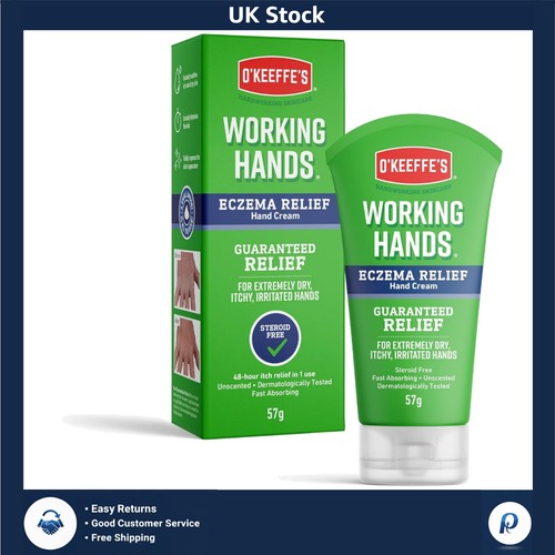 Working hands eczema relief - working,