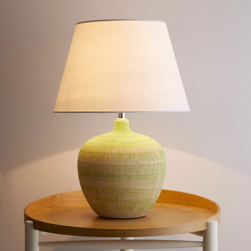 Ceramic table lamp white - lamp,