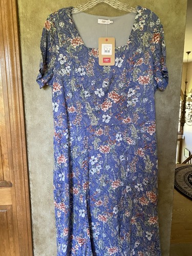 Cotton traders women blue - cotton,
