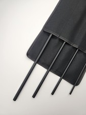 8' 6" 4wt 4pc Carbon Fly Rod Blank - Raw Carbon Finish