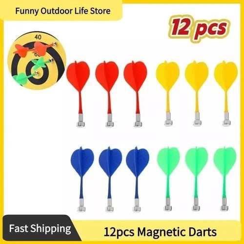 12pcs safe magnetic darts - darts, for