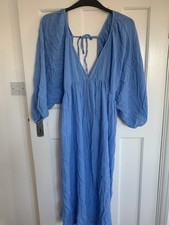 Primark Women's Blue Beach Cover Up Dress Size XL