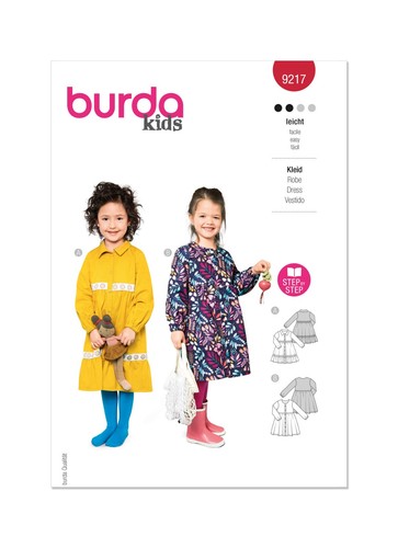 Burda 9217 children - 9217, children's
