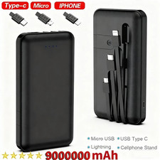 9000000mAh Power Bank Portable